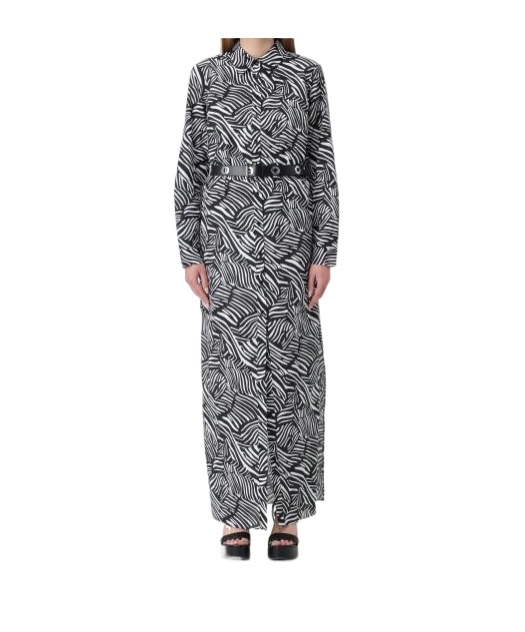 MICHAEL KORS ZEBRA-PRINT ORGANIC-COTTON SHIRT DRESS