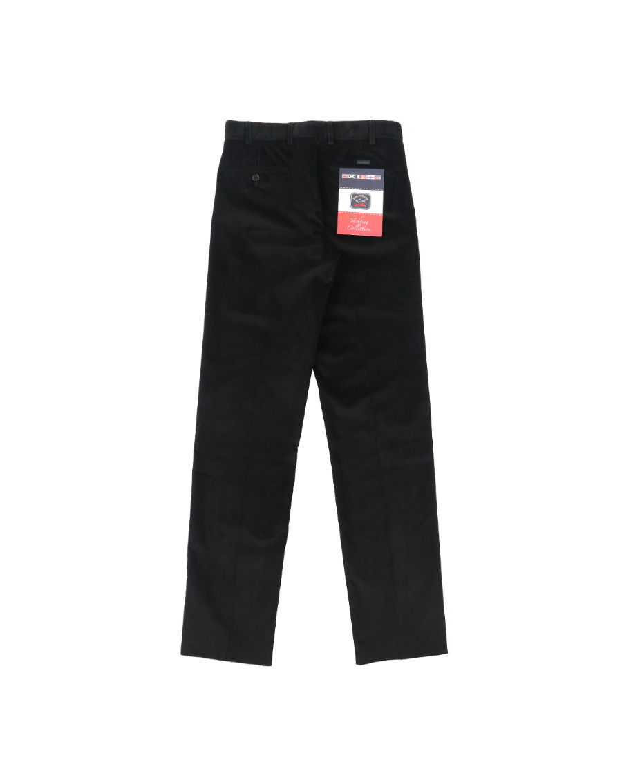 Paul & Shark Logo Casual Pants In Black
