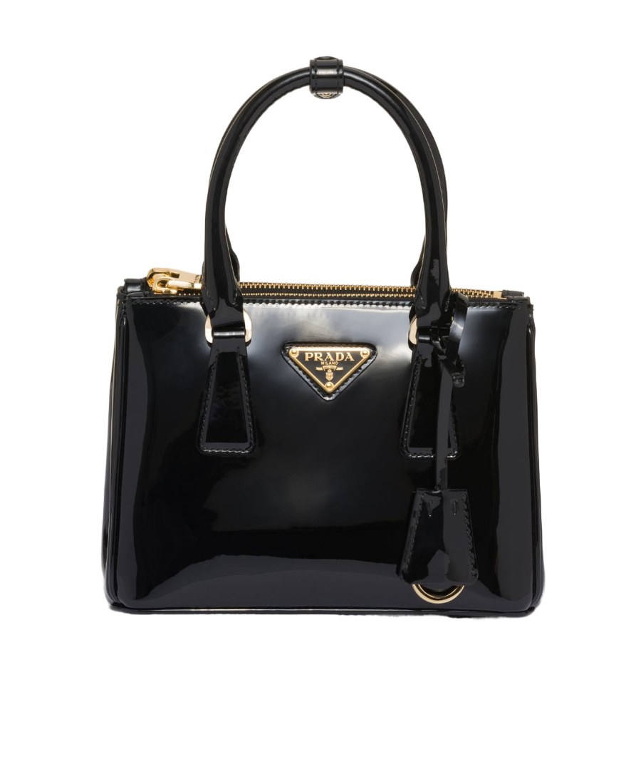 Prada Sac À Main En Cuir In Black