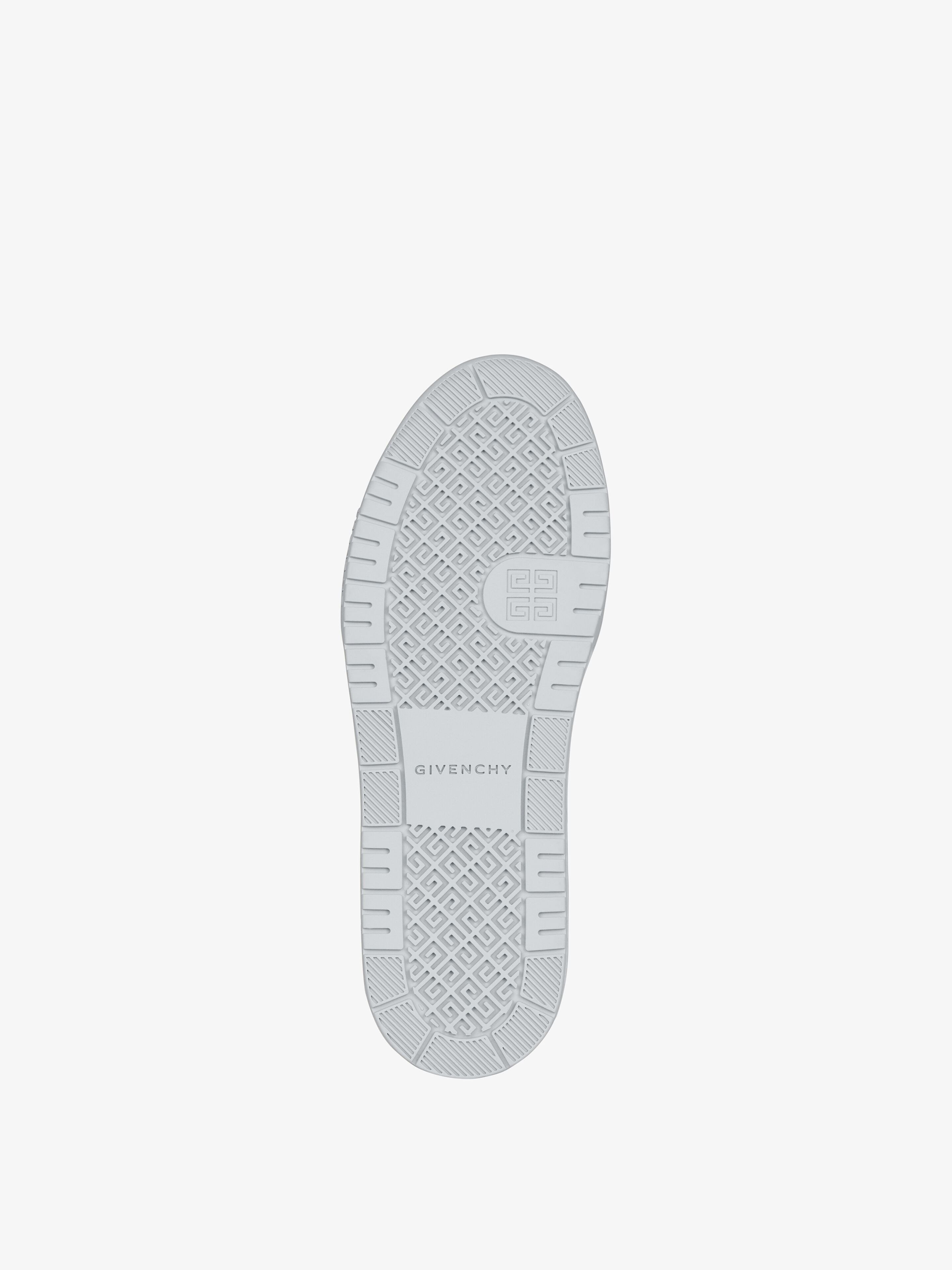 Givenchy G4 Sneakers In Gradient Leather And Canvas In White
