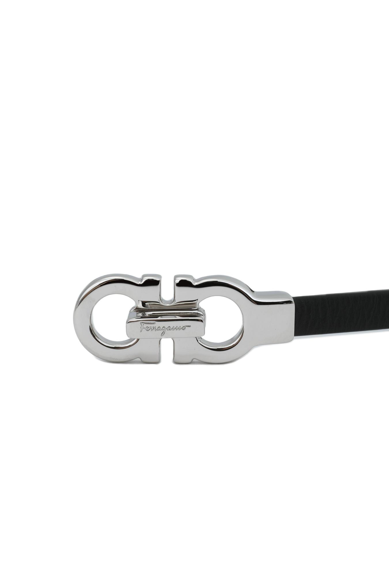 Ferragamo Double Gancio Bracelet In Black