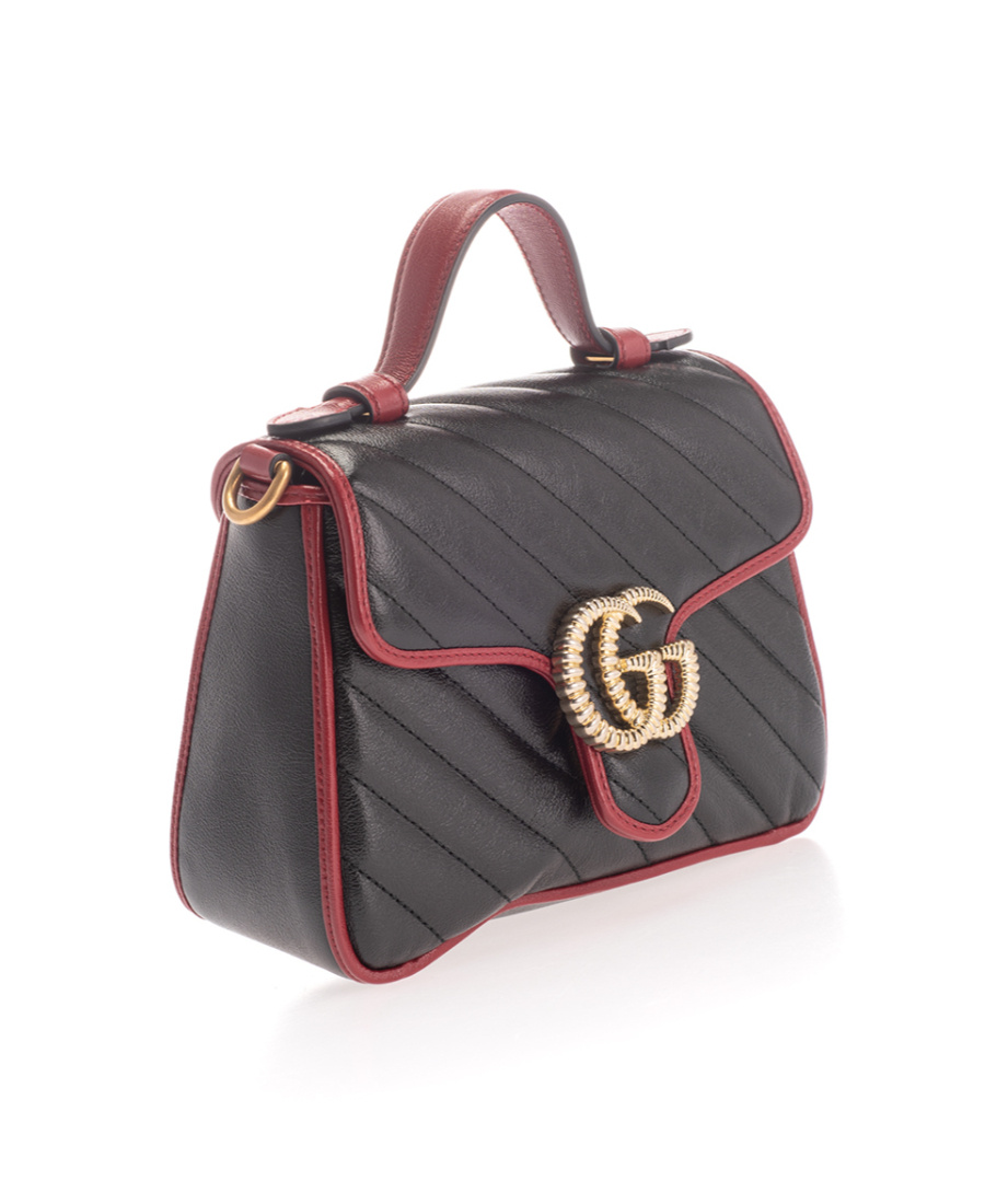 Gucci Gg Marmont Shoulder Bag In Black