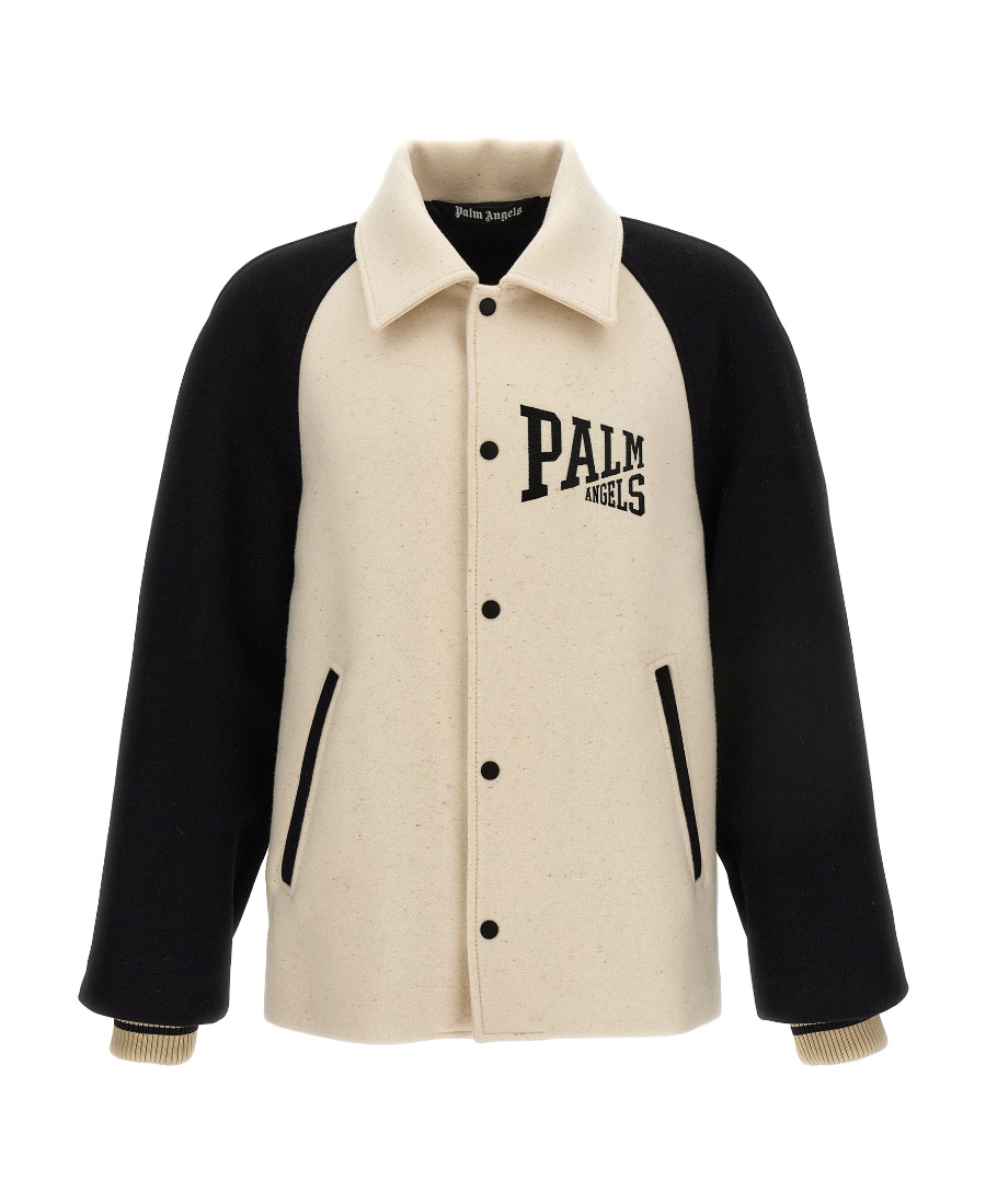 Palm Angels University Jacket In Nude