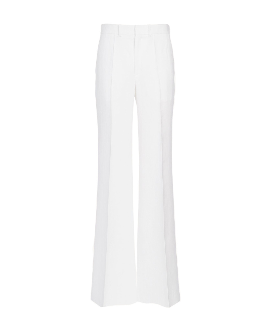 Chloé High-waisted Tailored Trousers In White