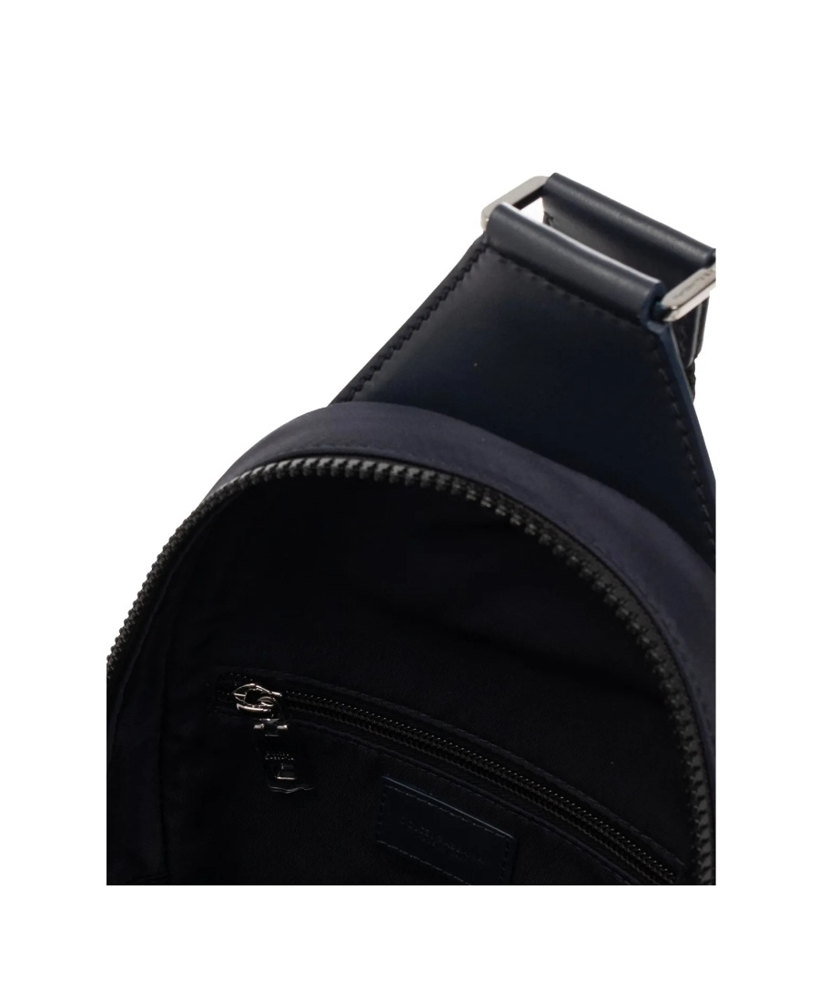 Dolce & Gabbana Logo-embossed Belt Bag In Black