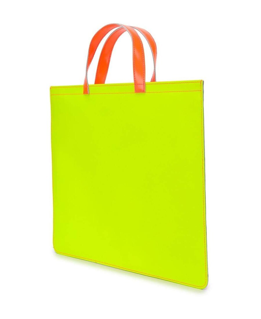 Comme Des Garçons Color Matching Handbag In Pink