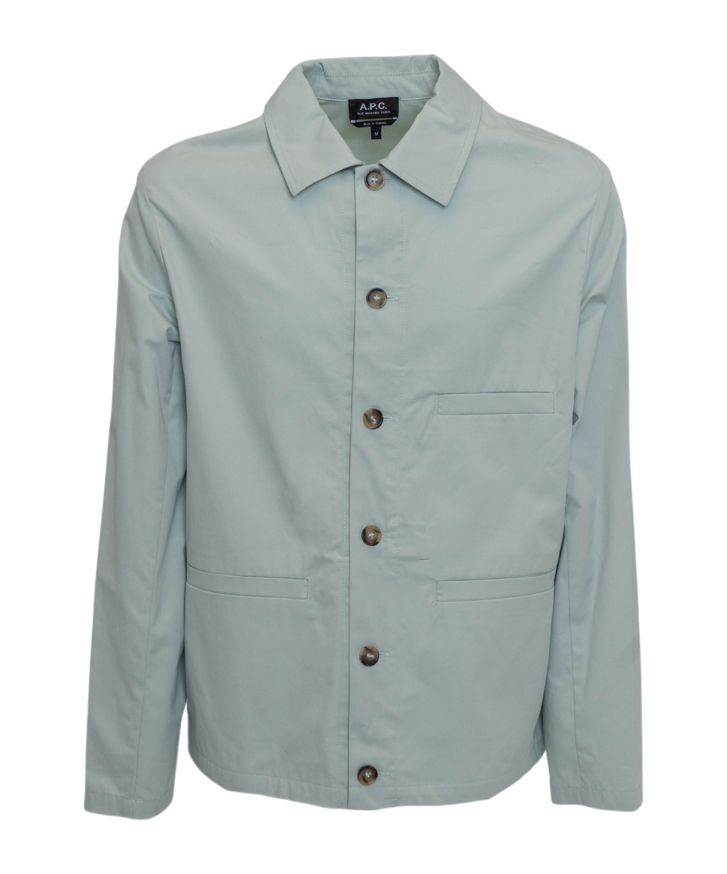 Apc Valentin Cotton Shirt In Gray