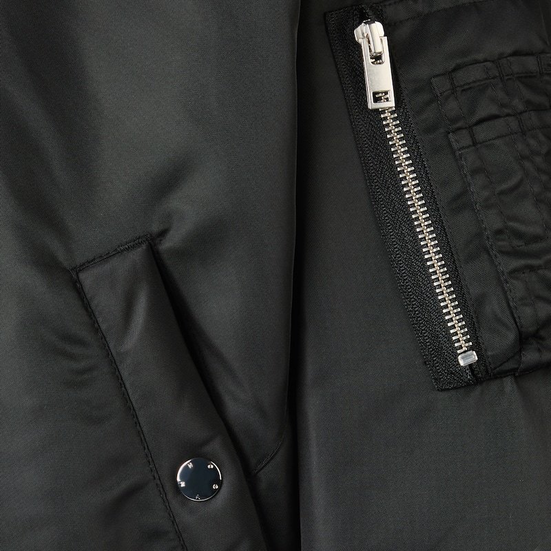Hogan Reversible Bomber Jacket In Black