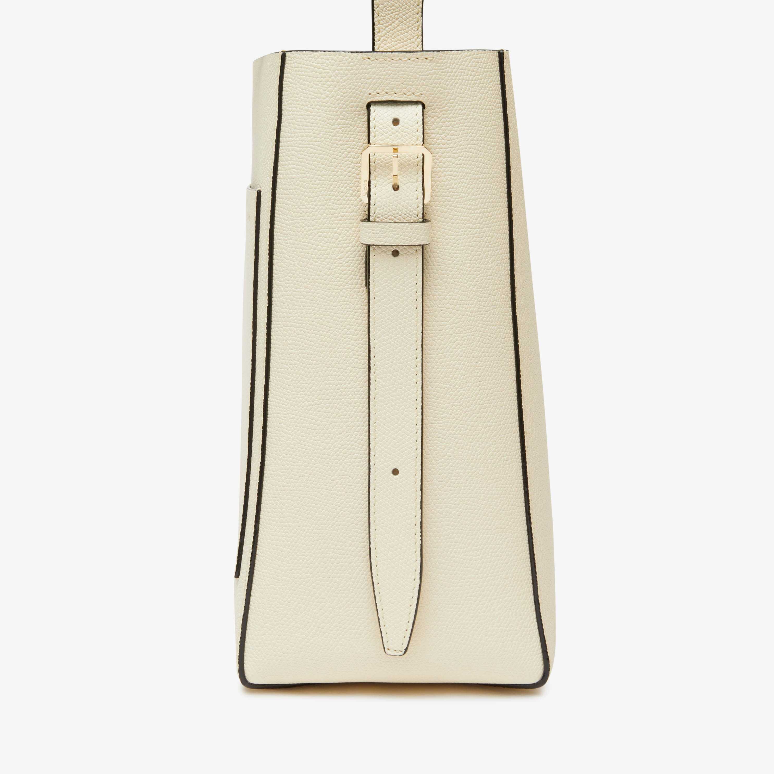 Valextra Medium Soft Bucket Leather Bag In Nude