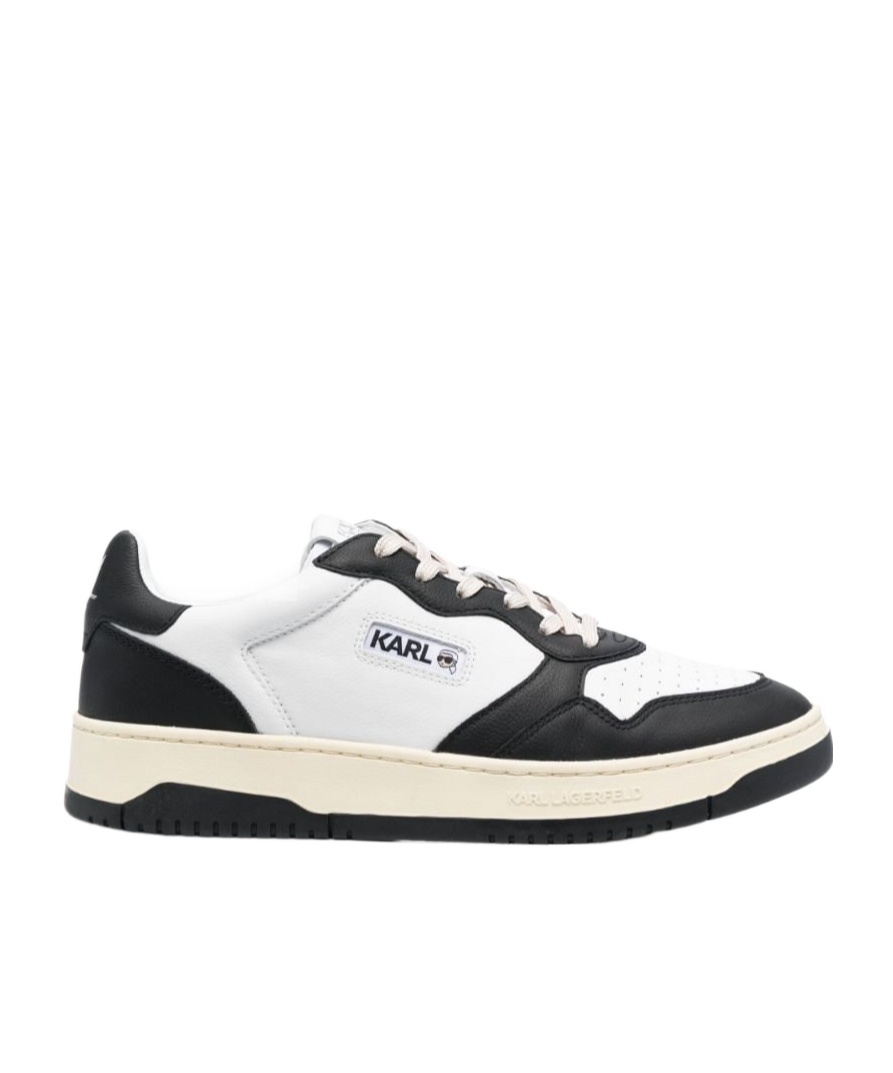 Shop Karl Lagerfeld Krew Kl Kounter Sneakers In White
