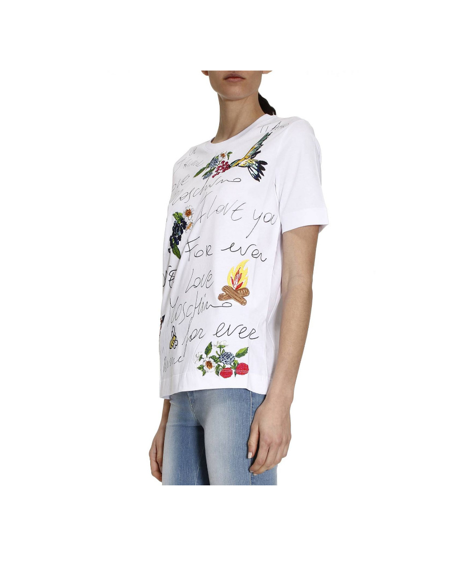Moschino Printed T-shirt In White
