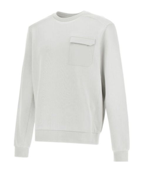 Herno Cotton Sweater And And Nylon Maestro Sweatshirt In Ice
