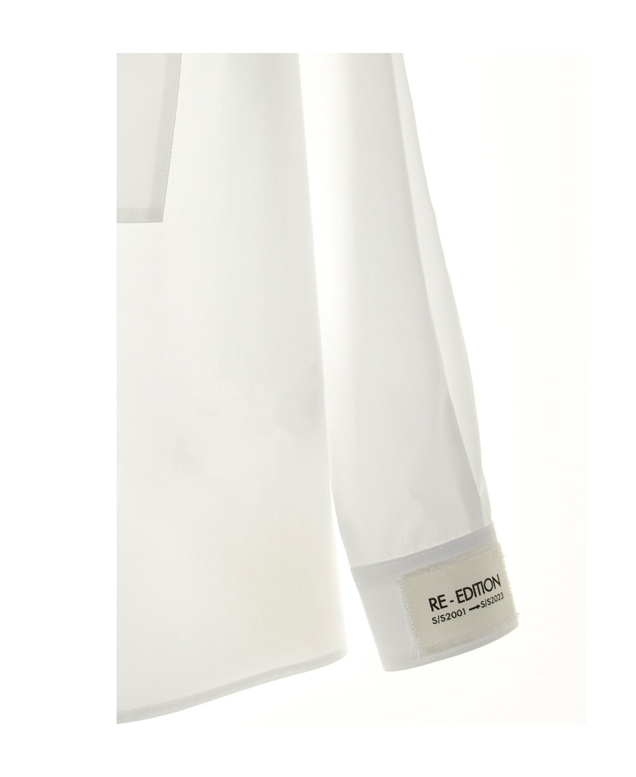 Dolce & Gabbana Logo-print Button-up Shirt In White