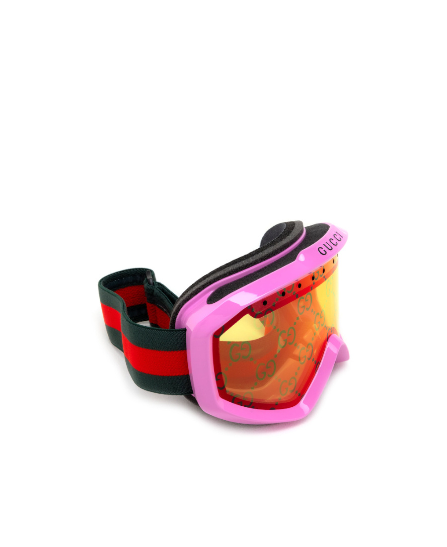 Gucci Eyewear Ski Oversized Frame Goggles In Multicolor