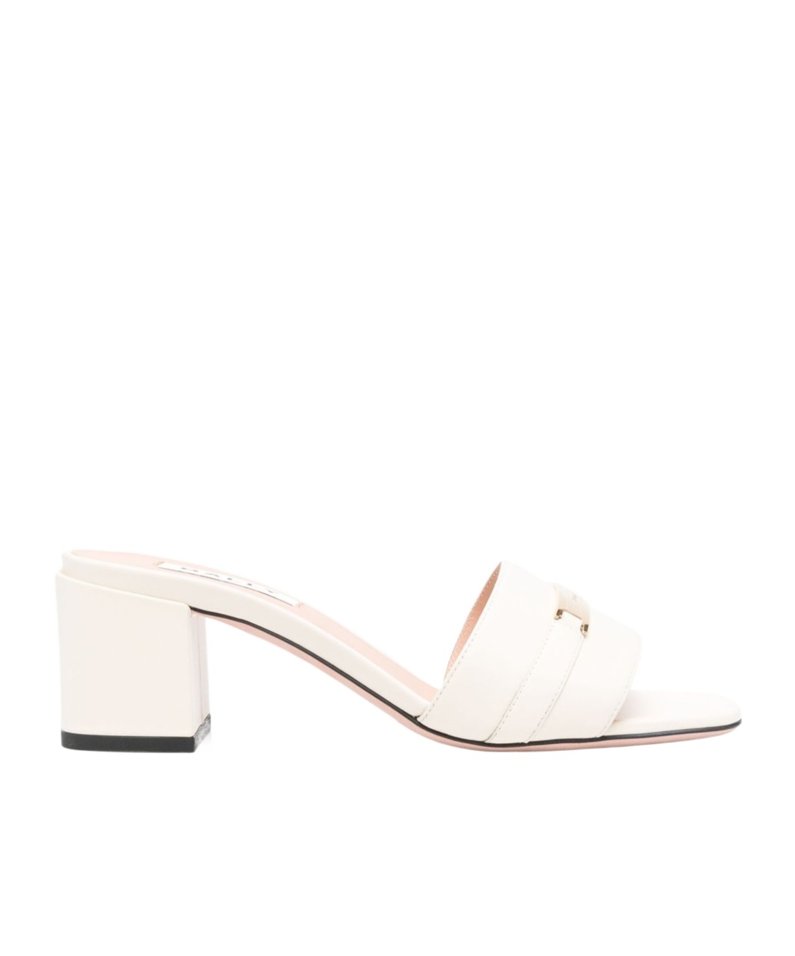 Bally Square Toe High Heel Sandals In Pink
