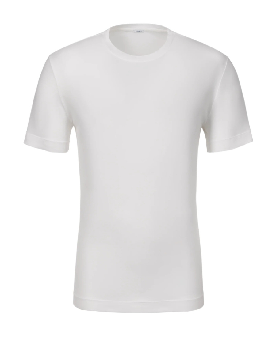 Malo Short-sleeve Crew Neck T-shirt In White