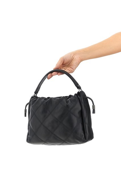 Brunello Cucinelli 'bucket Mellow' Small Handbag In Black