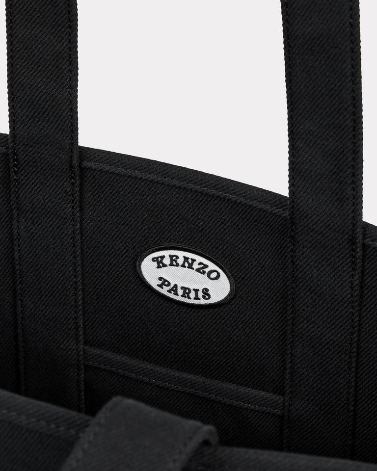 Kenzo Large Pattern Shoulder Bag In Black