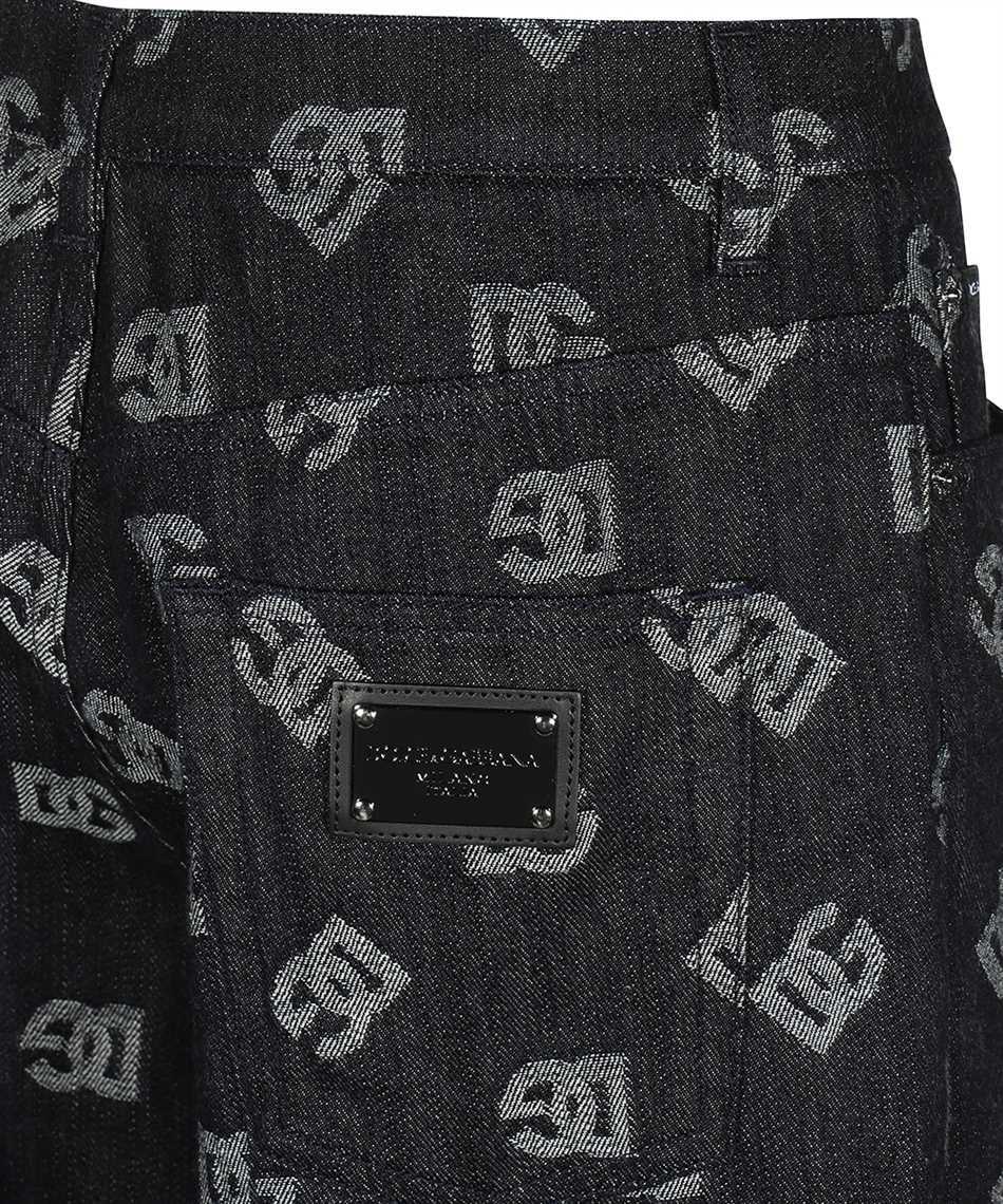 Dolce & Gabbana Cotton Cargo Bermuda Shorts In Black