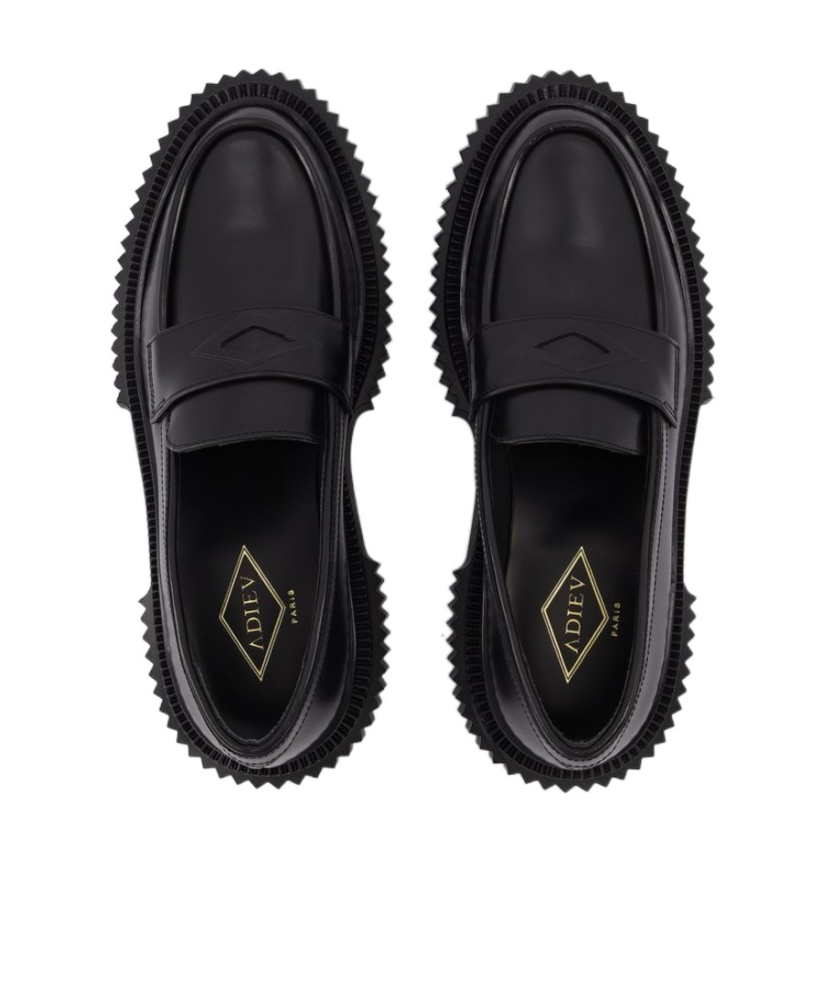 Adieu Type 192 Panelled Loafers In Black
