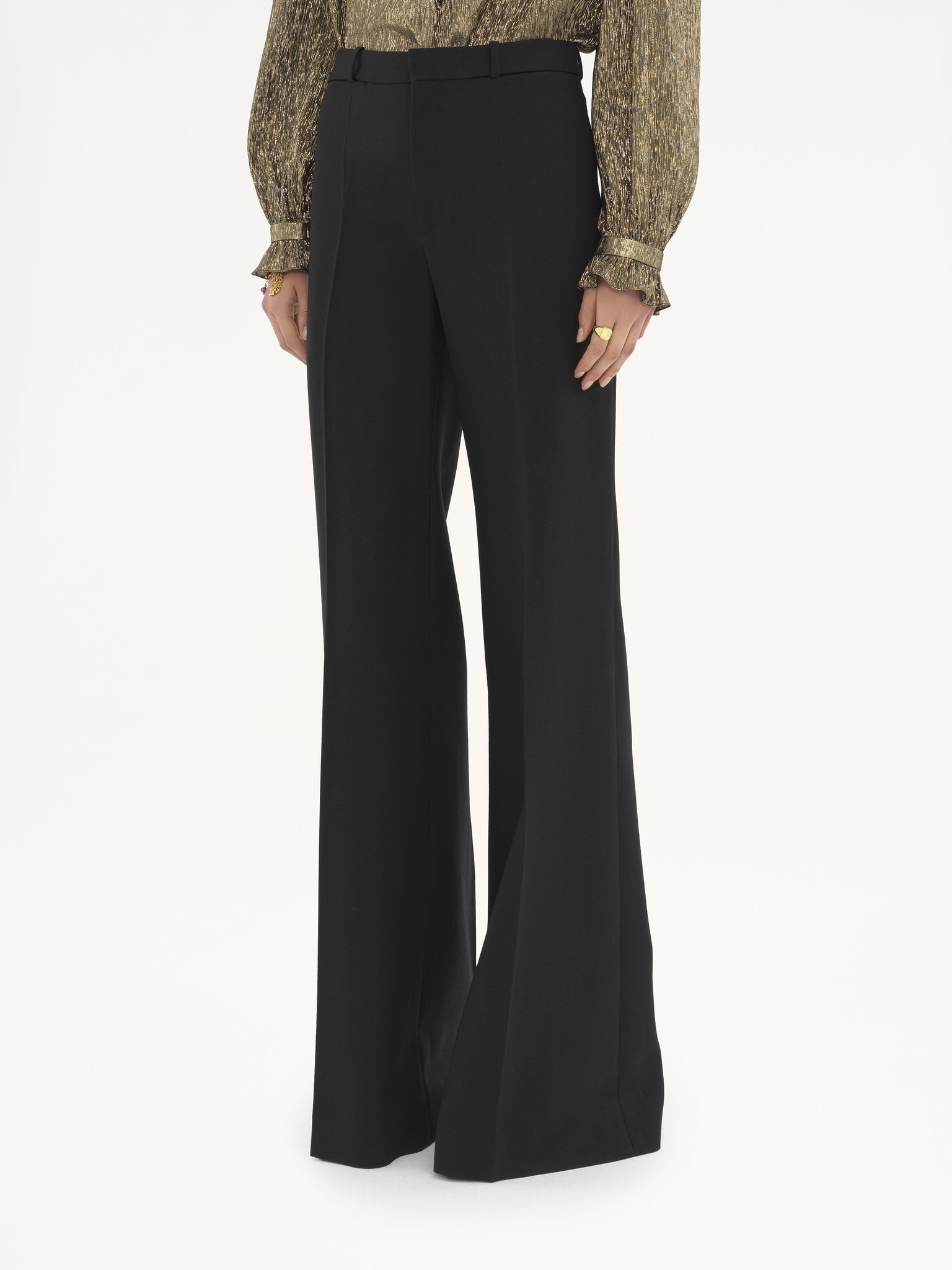CHLOÉ FLARED TAILORED TROUSERS