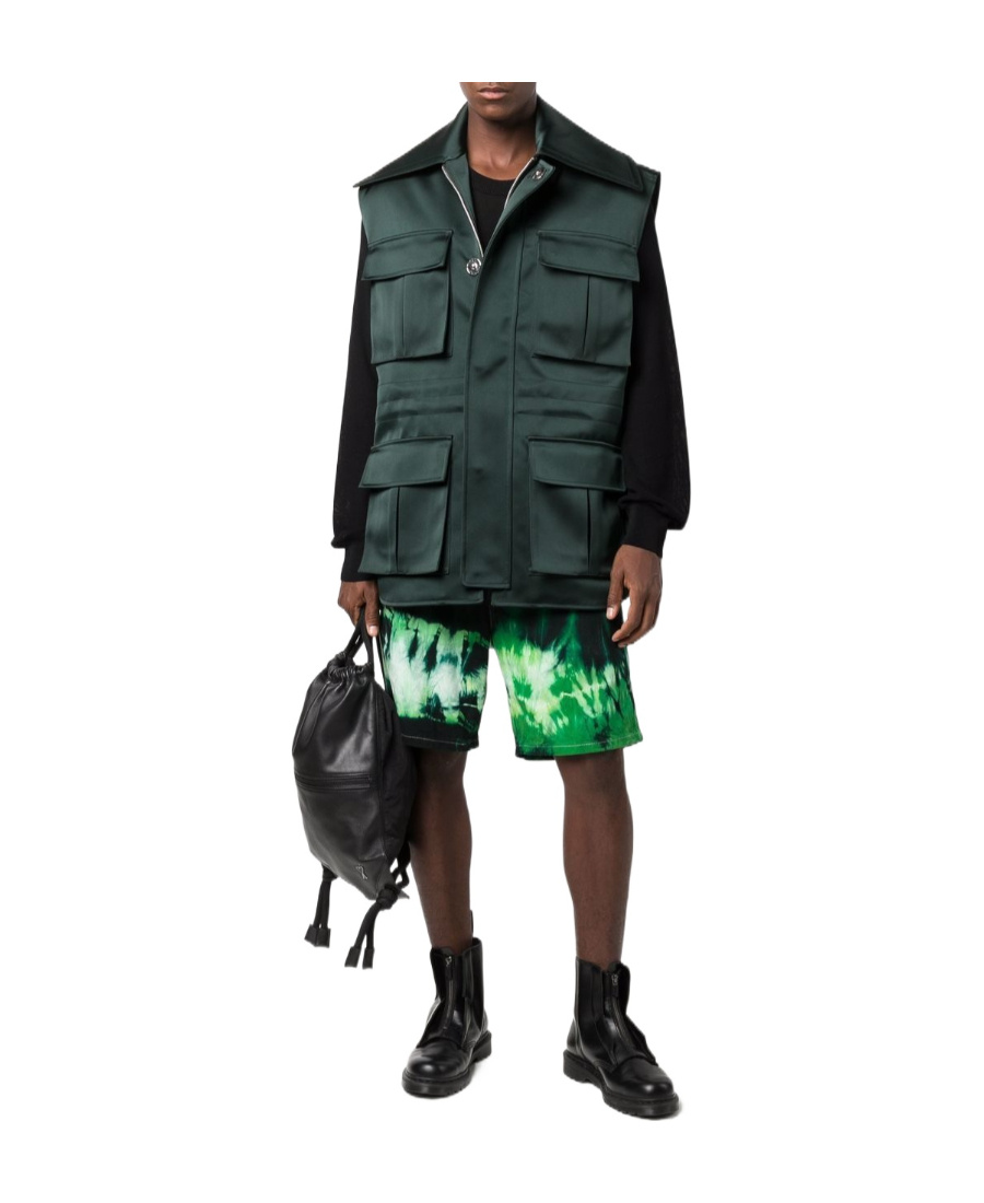 Shop Ami Alexandre Mattiussi Alex Fit Short Pants In Green