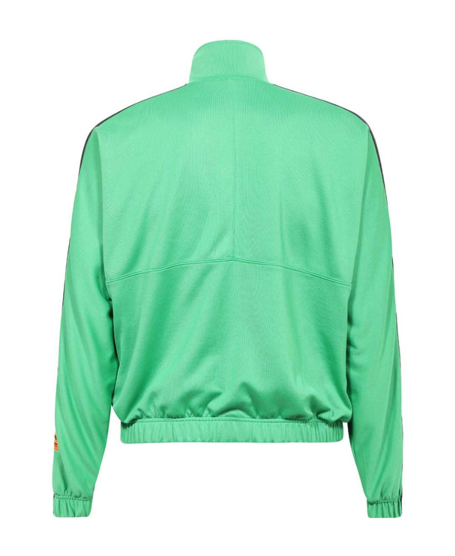Heron Preston Tracktop Zipped Jacket In Green
