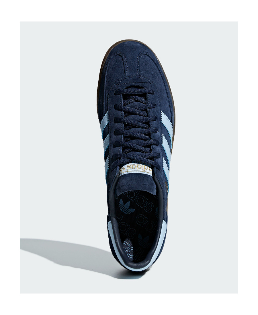 Adidas Originals Adidas Handball Spezial Collegiate Navy, Clear Sky & Gum In Blue