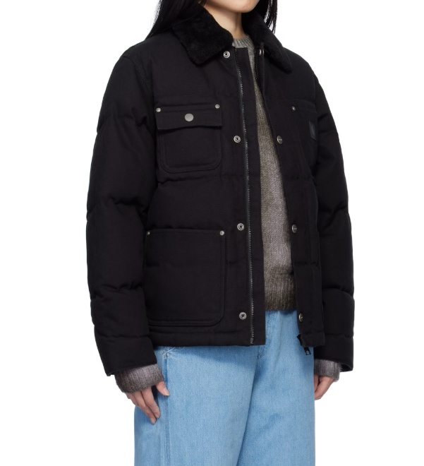 Carhartt Wide-angle Collar Jacket In Black