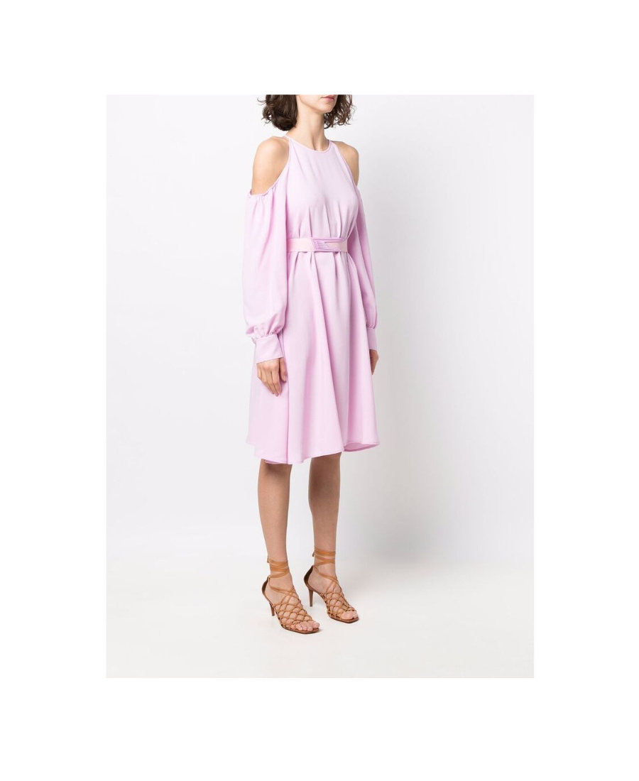 Stella Mccartney Multicolor Viscose Casual Dress In Pink