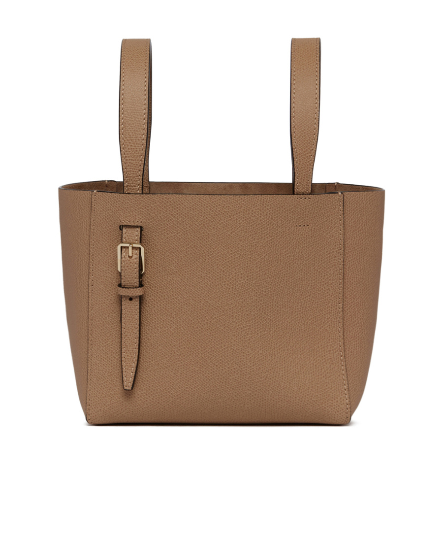 Valextra Mini Soft Bucket Bag In Brown