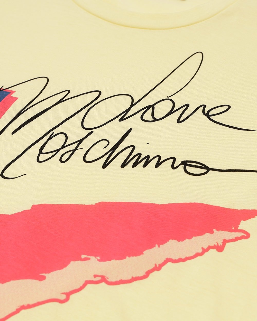 MOSCHINO PRINTED T-SHIRT WITH ROUND NECK