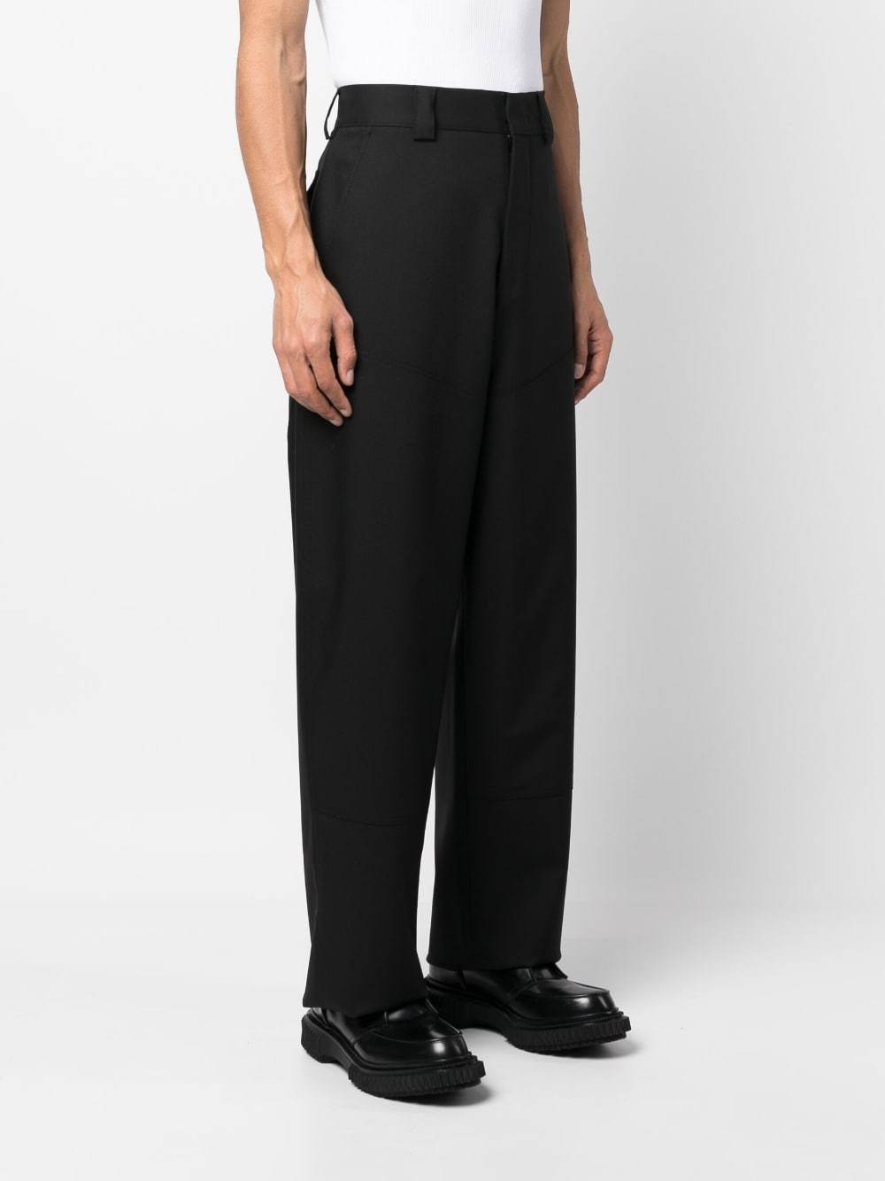 ZEGNA HIGH-WAIST WIDE-LEG TROUSERS