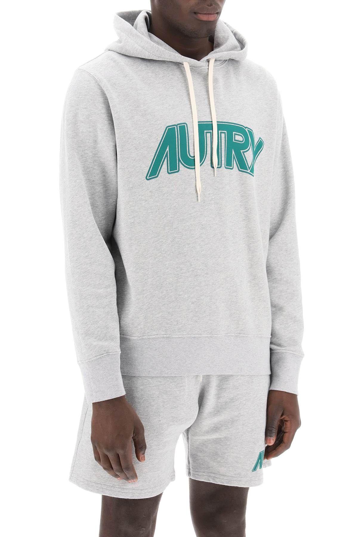 AUTRY LOGO-PRINT COTTON HOODIE