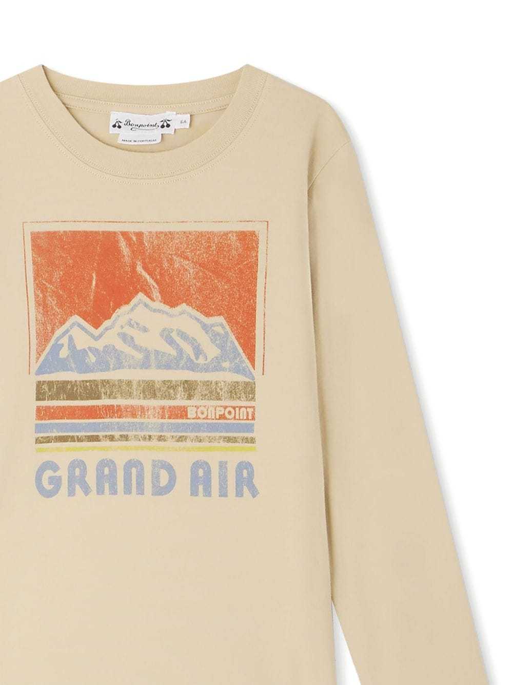 Bonpoint Long-sleeved T-shirt In Nude