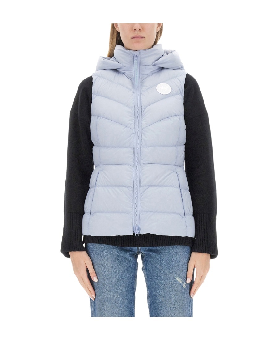 Canada Goose Clair Logo-patch Quilted Gilet In White