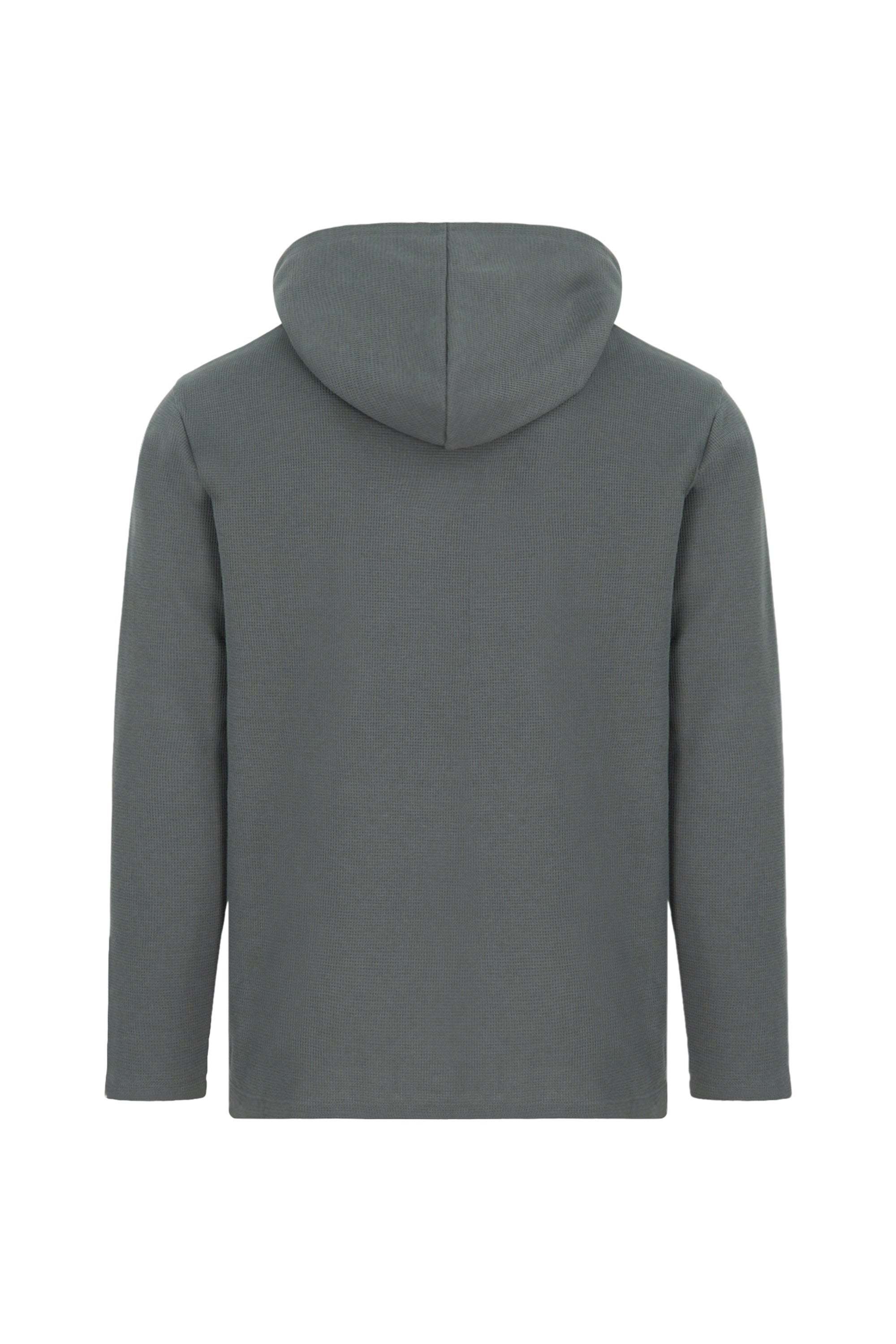 Hugo Boss Long-sleeved Sweatshirt In Gray