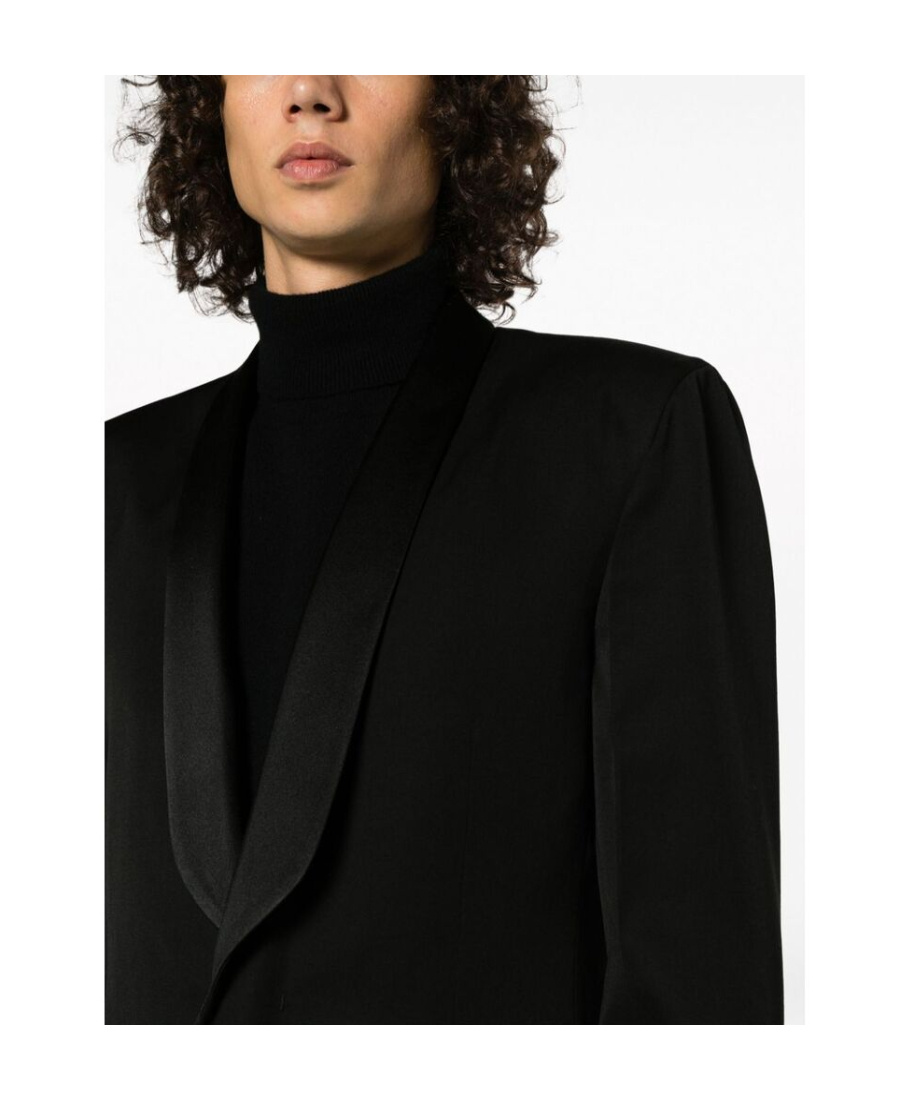 Givenchy Wool Tuxedo Jacket In Black