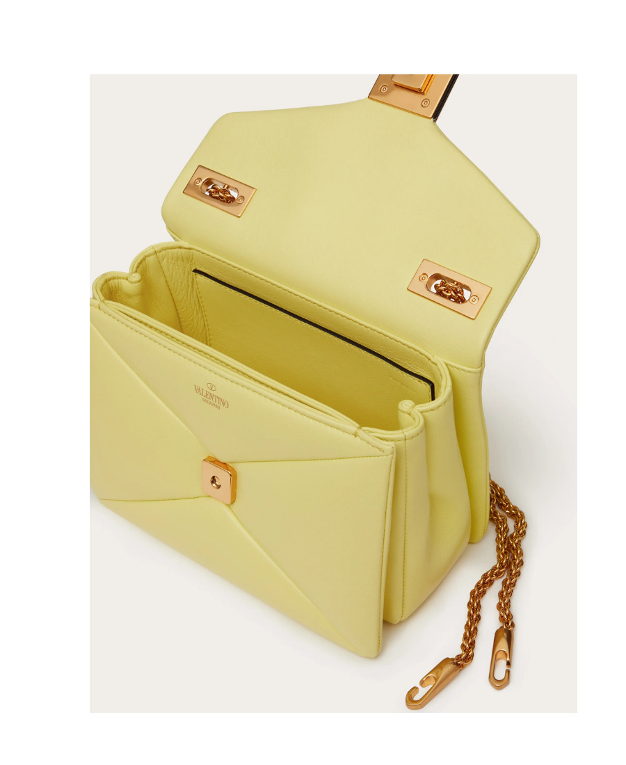 Valentino One Stud Crossbody Bag In Yellow