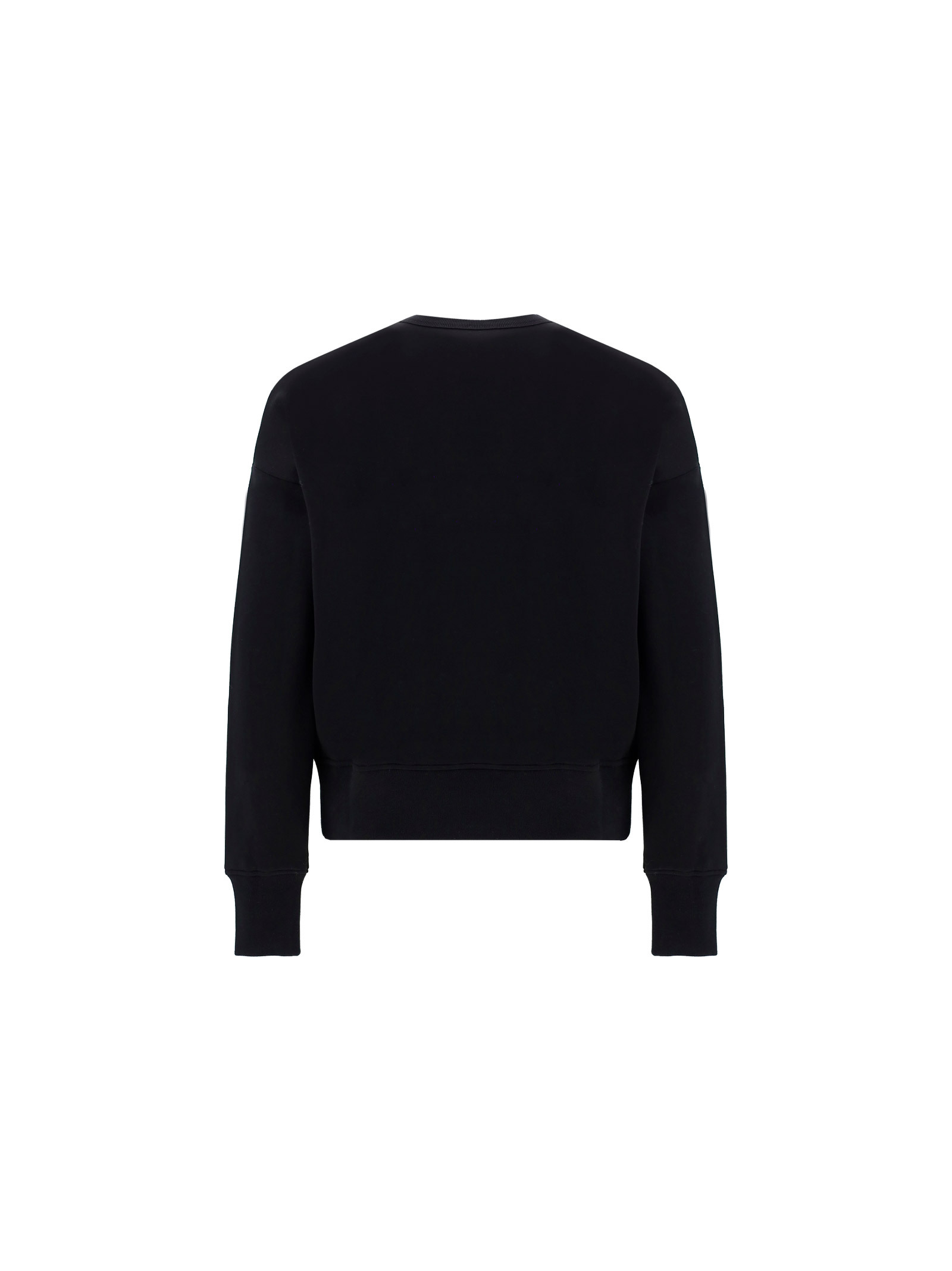 Alexander Mcqueen Logo-print Crewneck Sweatshirt In Black