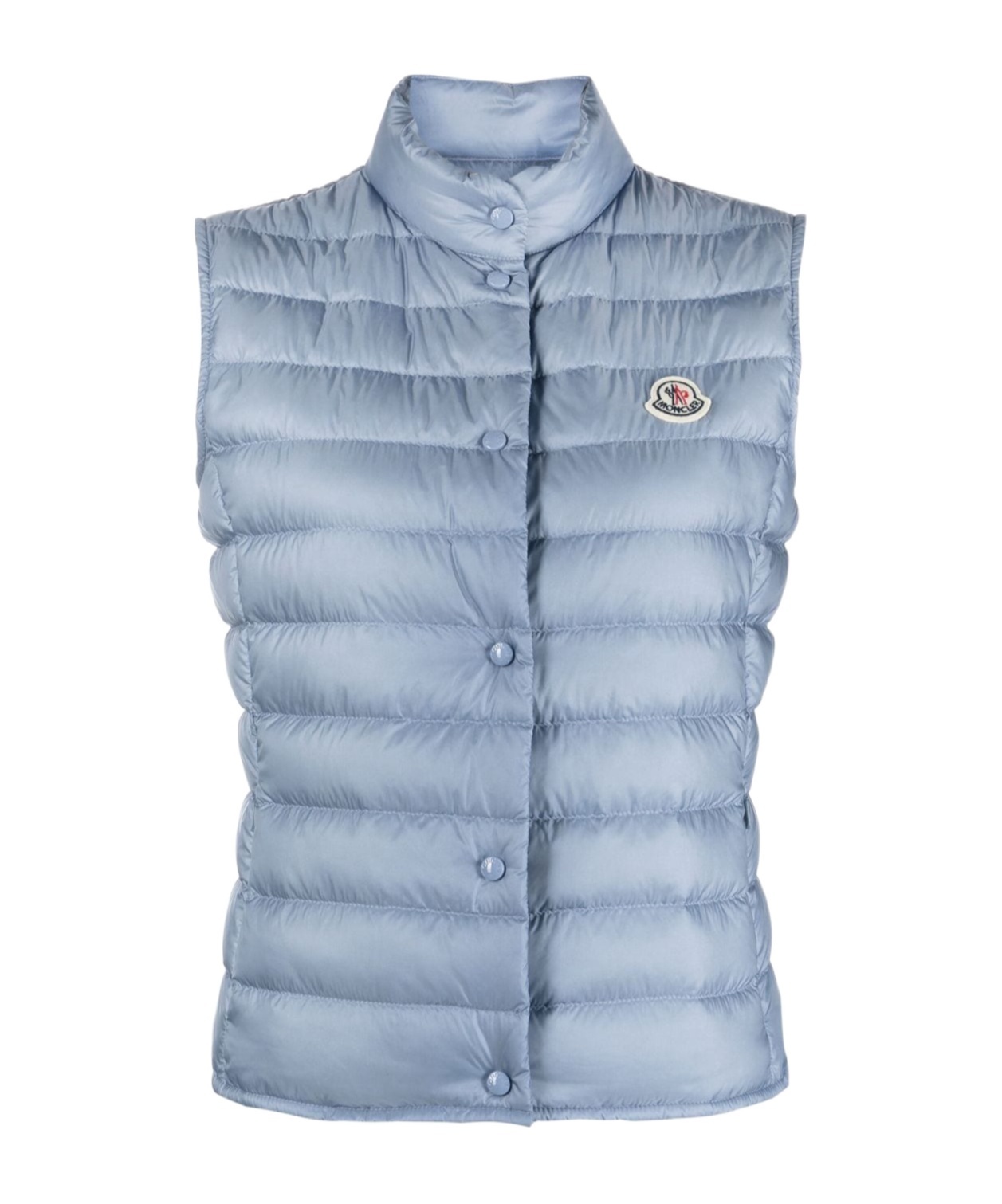 Moncler Liane Nylon Down Vest In Blue