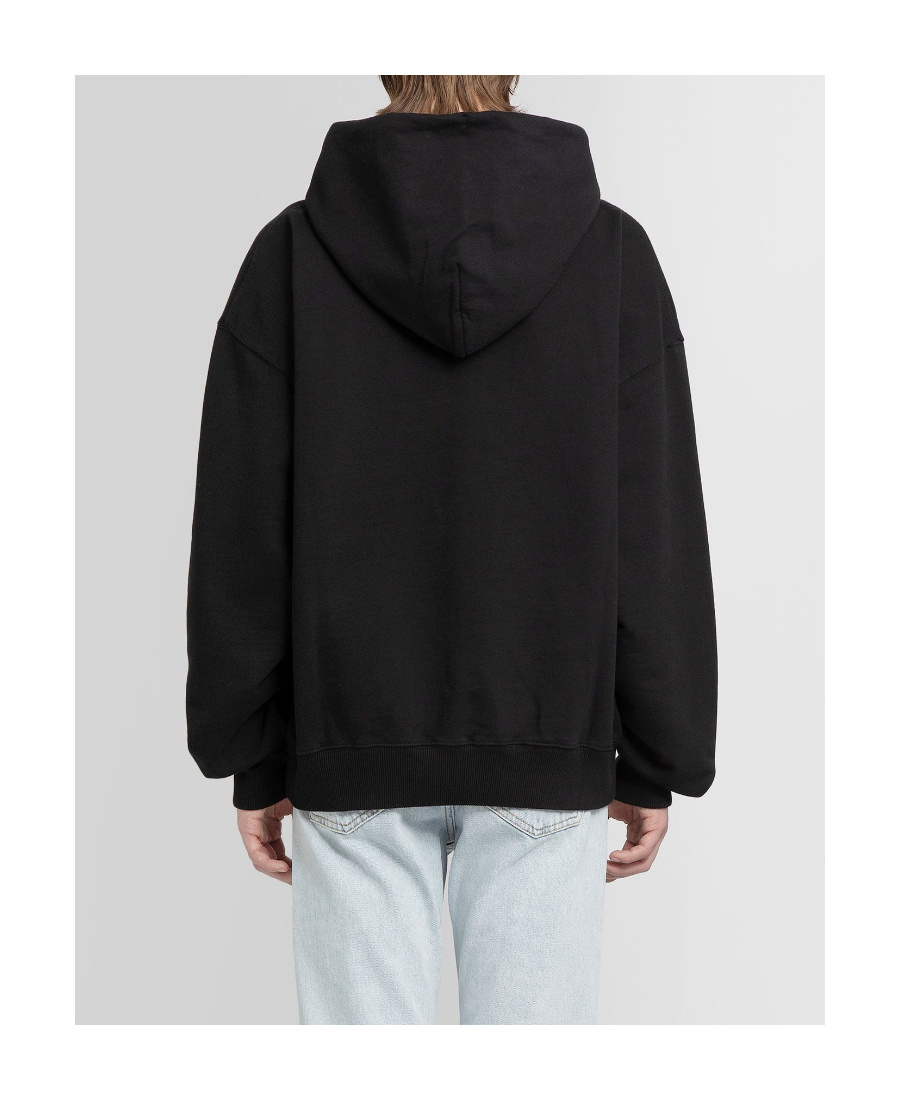 Off-white Single Arrow Graphic Hoodie In Black