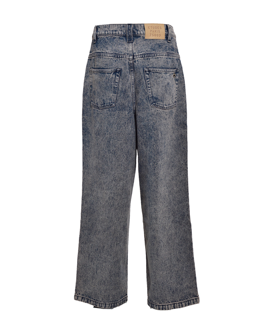 Etudes Studio Midi-rise Wide-leg Jeans In Gray