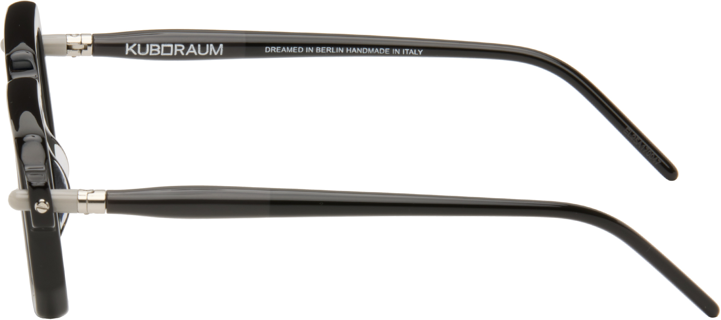 Kuboraum P23 Flat Mirror In Black