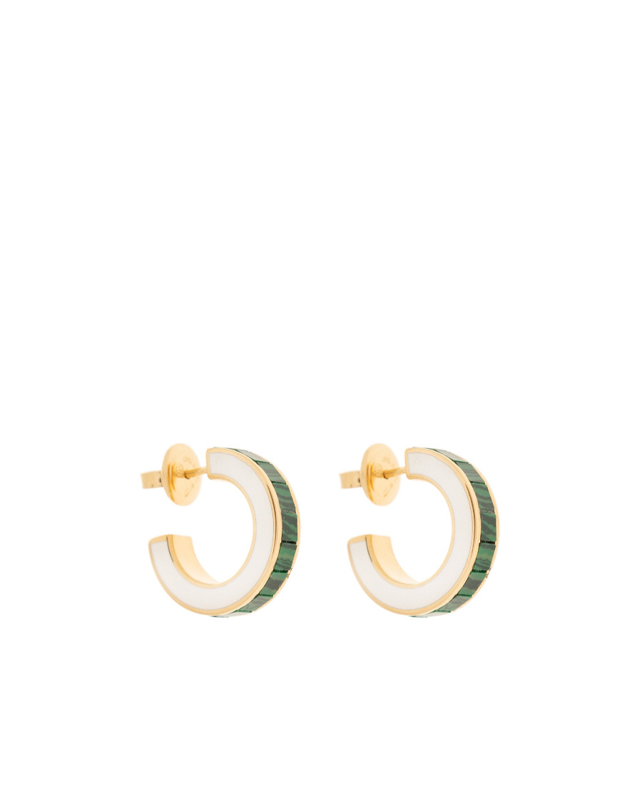 Bottega Veneta Loop Earring In Yellow