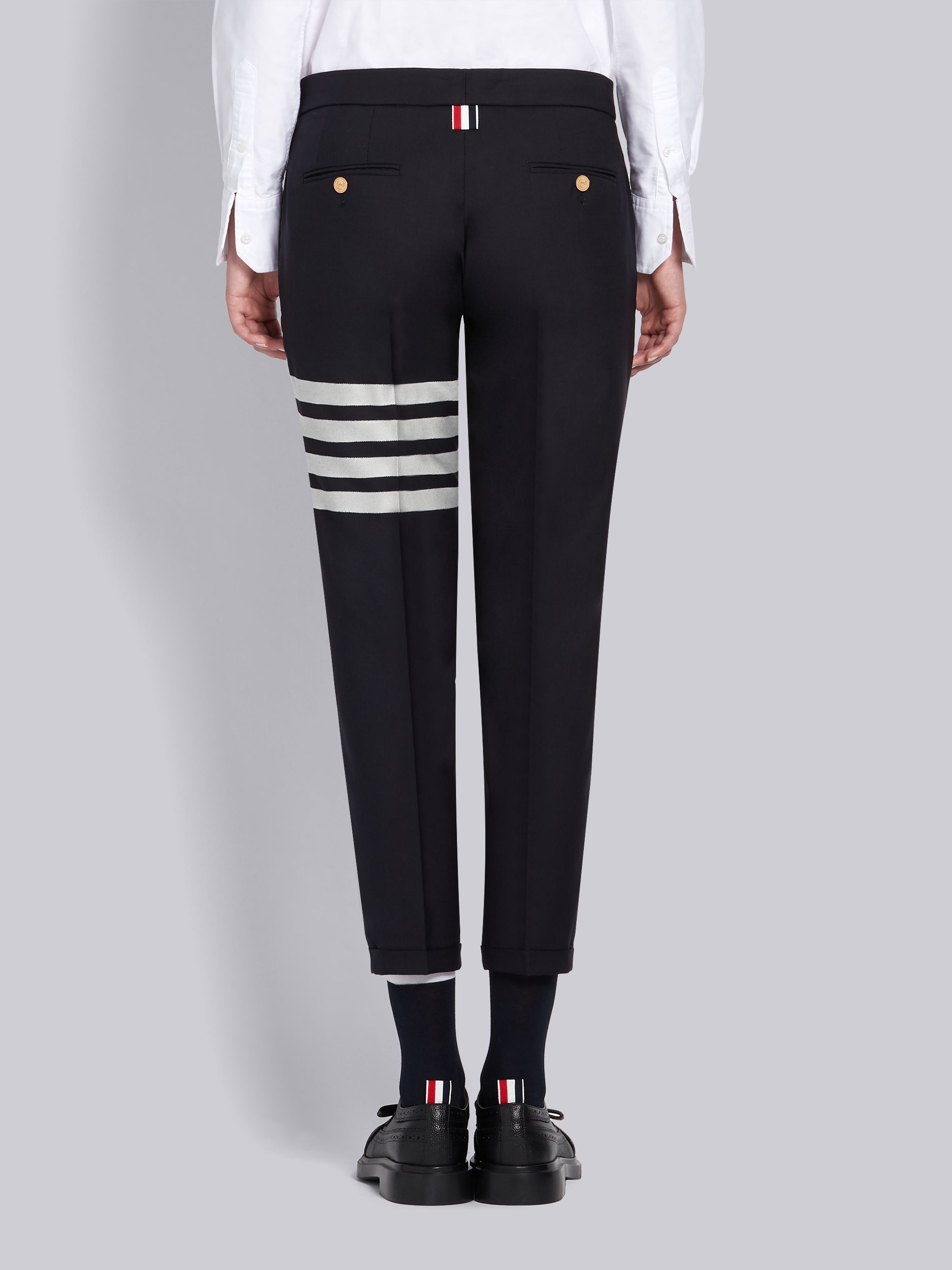 Thom Browne Trousers In Black