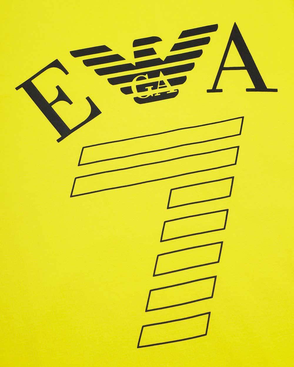 EA7 ROUND-NECKED LOGO T-SHIRT