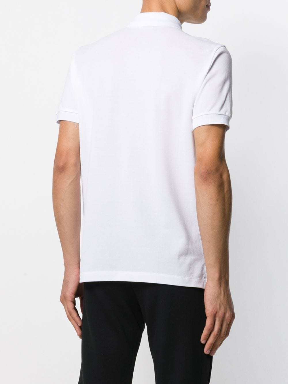 Fendi White Piqué Polo Shirt In White