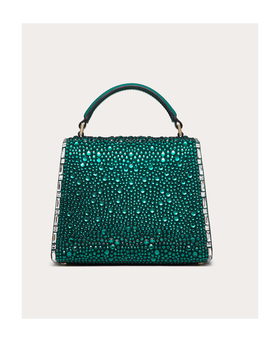 Valentino Vsling Mini Tote Bag In Black