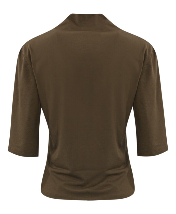 Pinko Macchina Sweater In Viscose With Logo Embroidery In Green